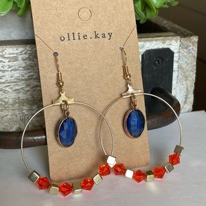 Gold Florida Gators Earrings